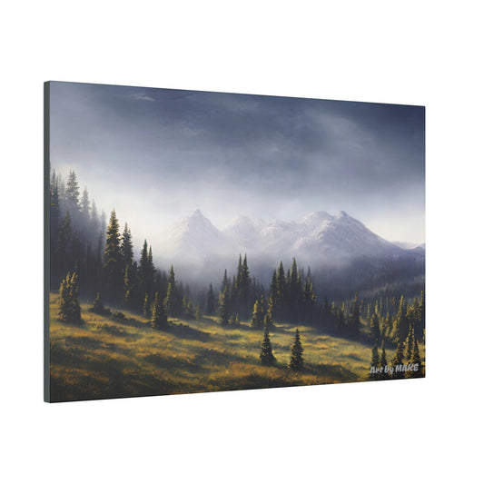 American Mountains 2 - 24"x16" Matte Canvas, Stretched, 0.75"