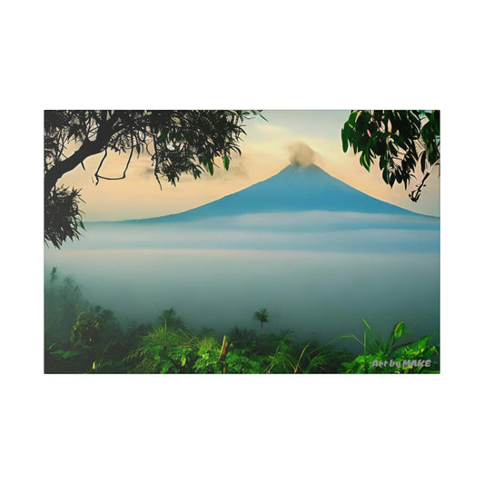 Bali Mountains 2 - 24"x16" Matte Canvas, Stretched, 0.75"