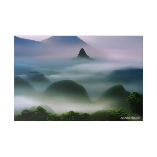 Bali Mountains 4 - 24"x16" Matte Canvas, Stretched, 0.75"