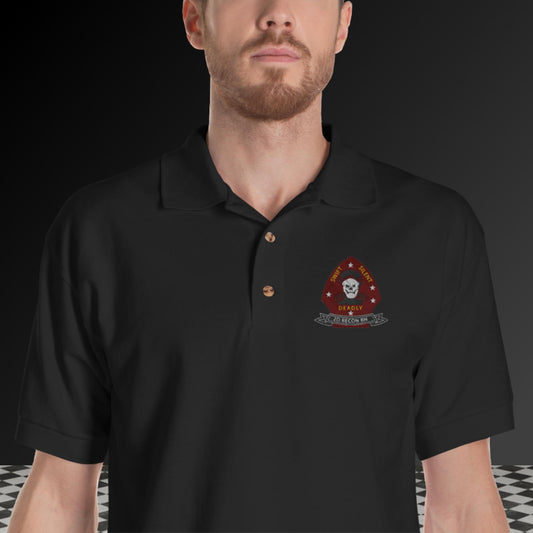 2nd Recon Btn. Embroidered Polo Shirt