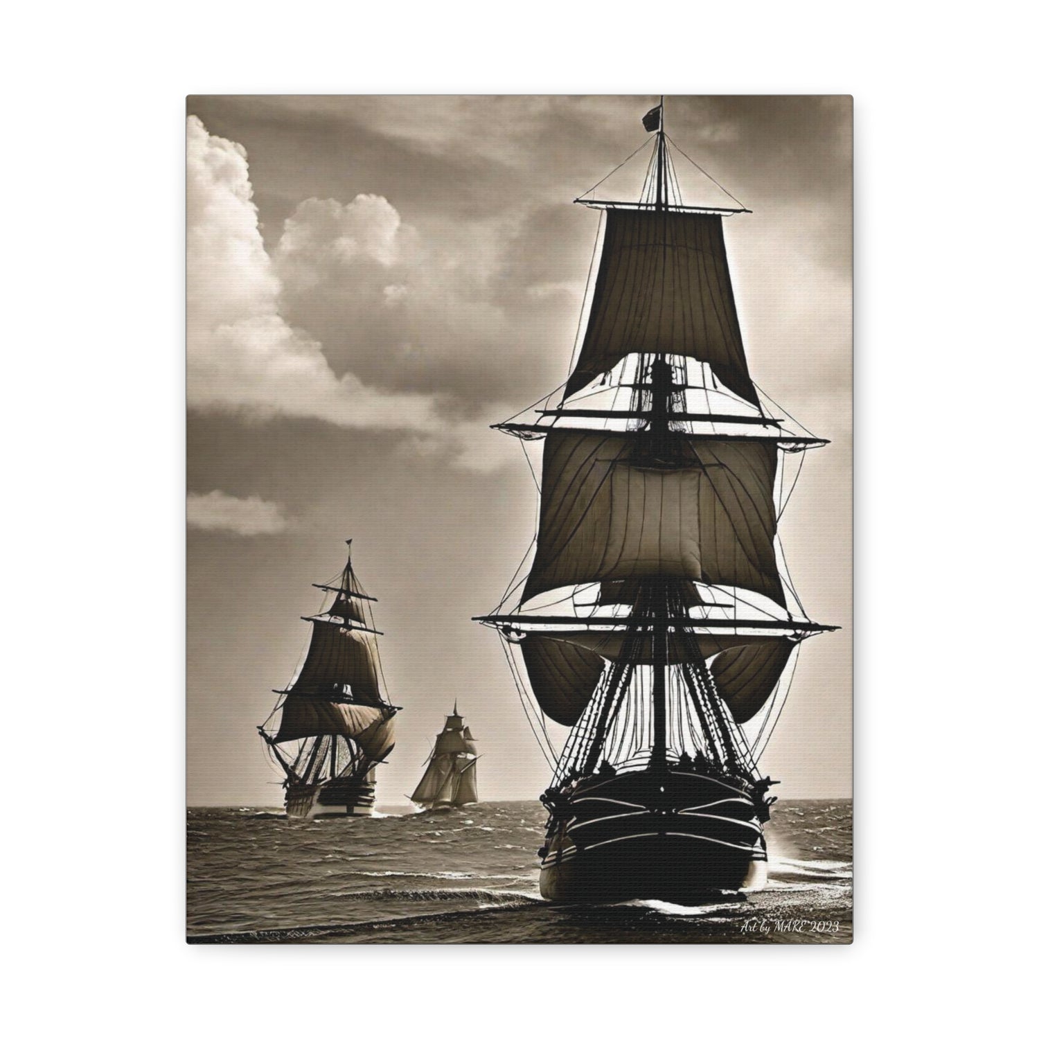 Age of Sail, Wooden Ships with Sails.