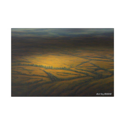 Woodland landscape canvas for decor