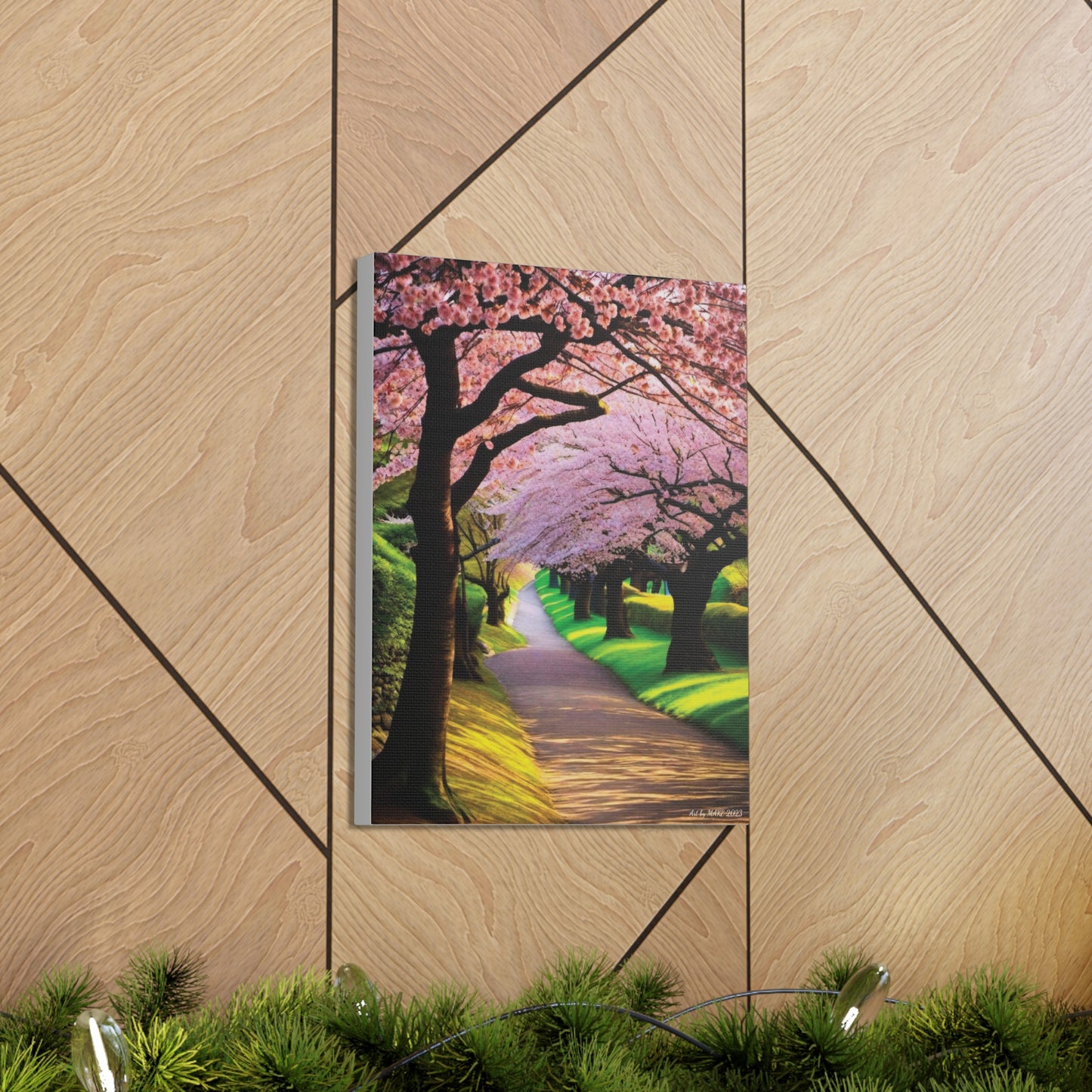 Blossom Lane Canvas Art - Trees of Life