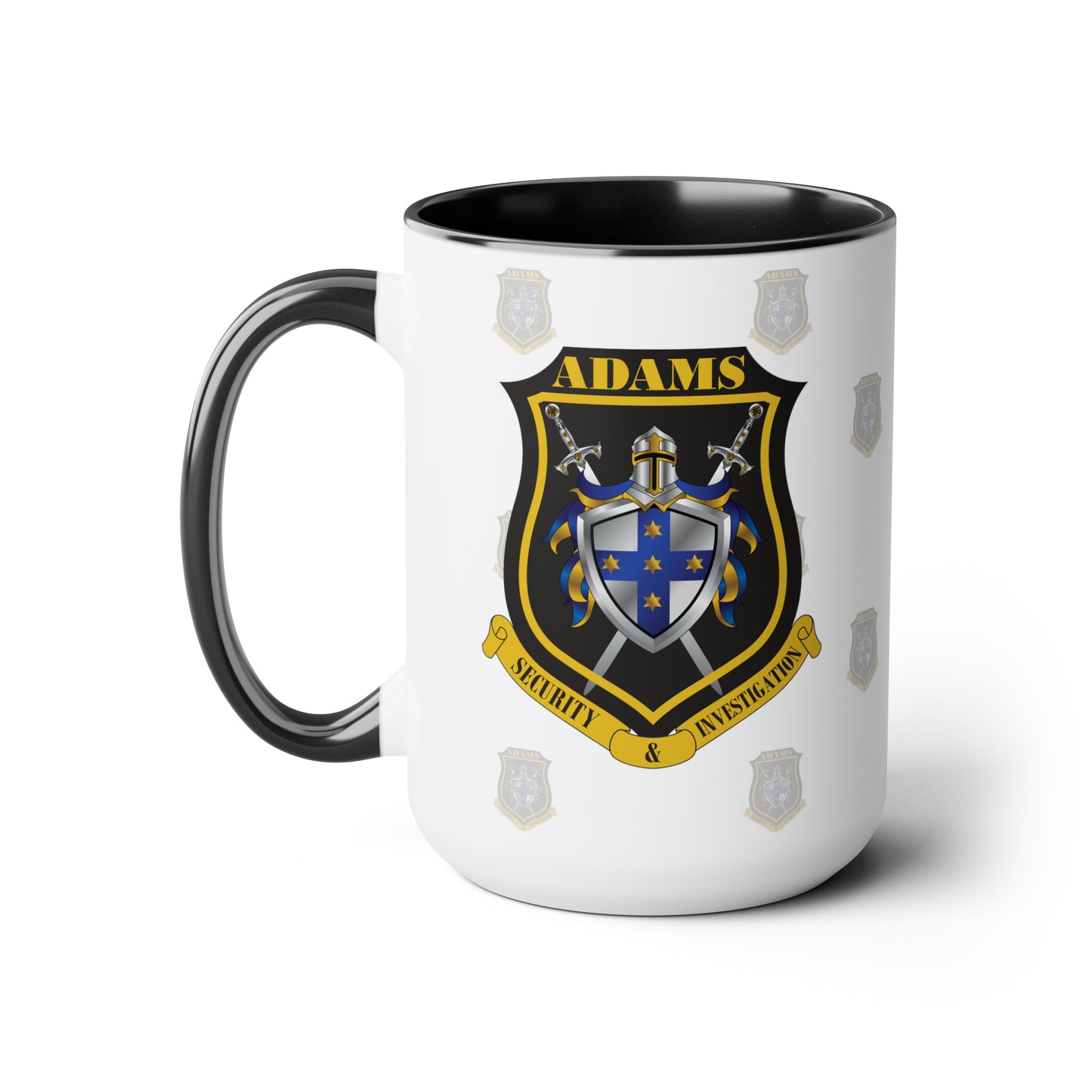 Adams S&I Two-Tone Coffee Mugs, 15oz
