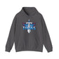 Titans hoodie with dynamic flame pattern