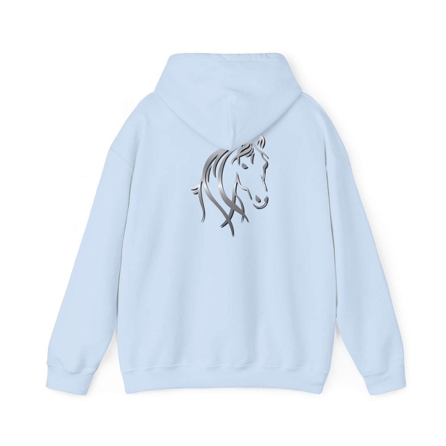 Stallion Homes Silver Unisex Heavy Blend™ Hooded Sweatshirt