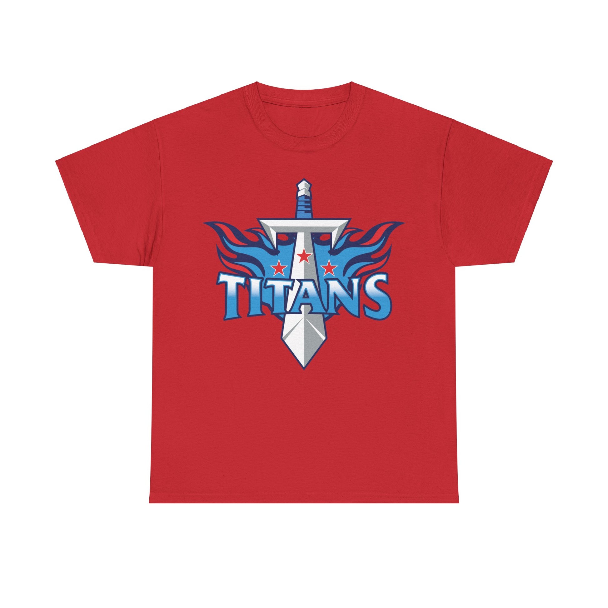 Unique fan gear with Titans sword and flames