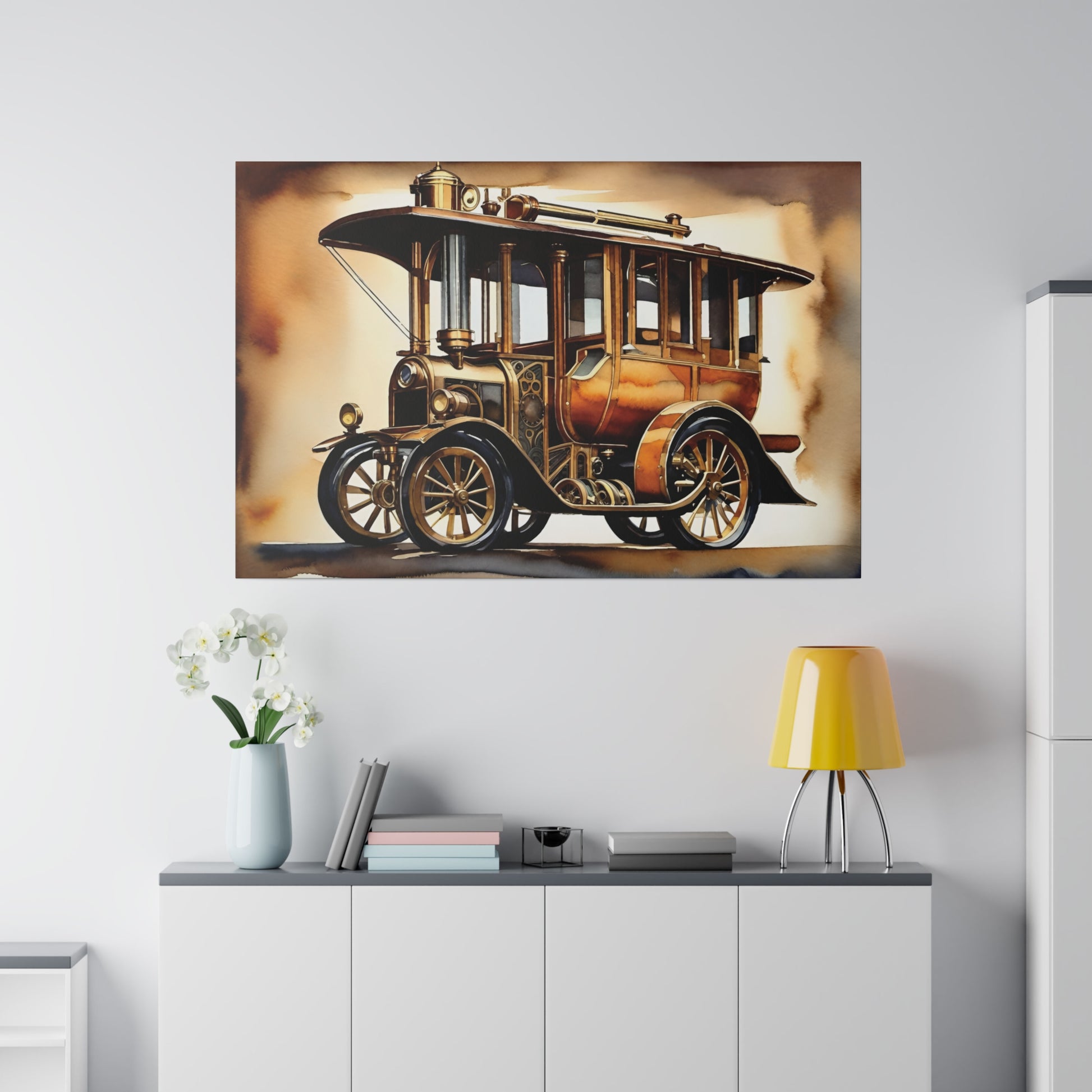 Transform your space with Steampunk Fantasy Canvas Prints. Immerse in a world of gears, airships, and enchanting wonders. Elevate your decor with the magic of intricate steampunk art. 🌟⚙️ #SteampunkArt #FantasyCanvas