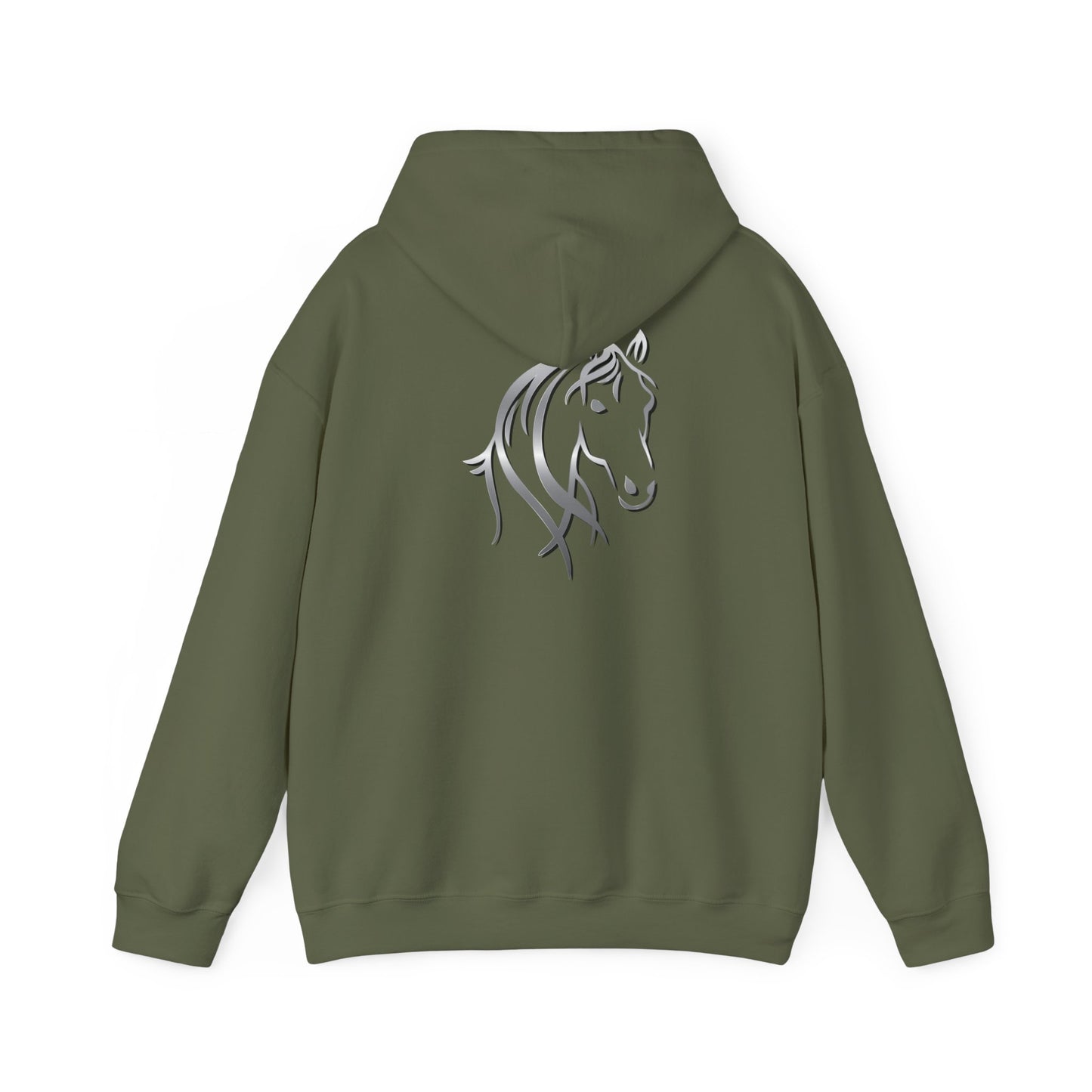 Stallion Homes Silver Unisex Heavy Blend™ Hooded Sweatshirt