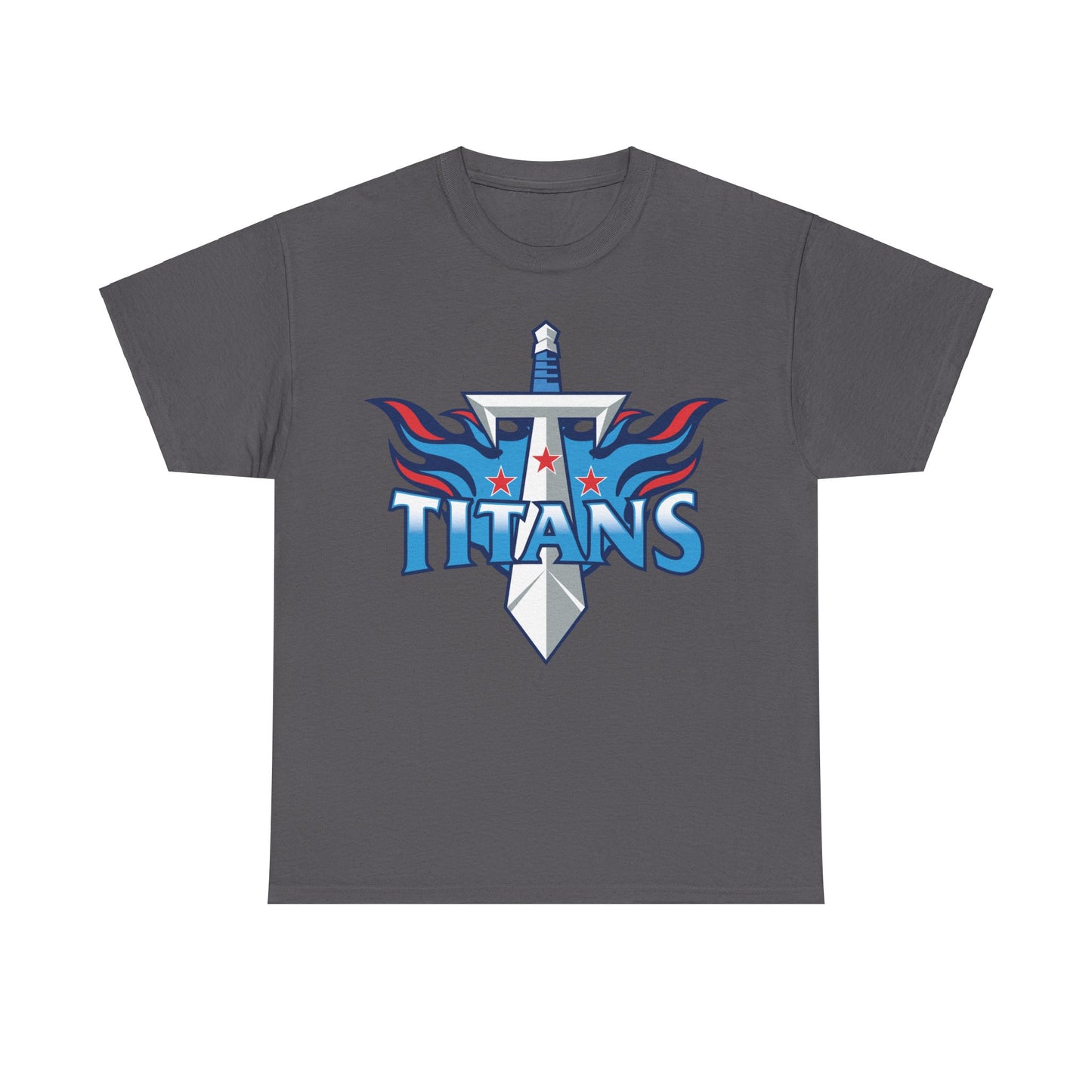 Tennessee Titans t-shirt with flame graphic