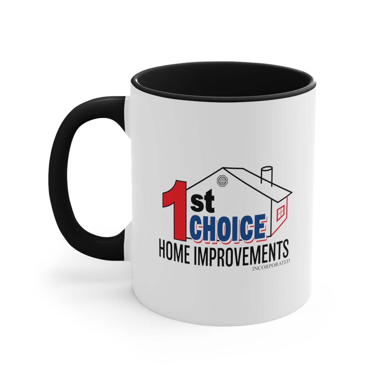 1st Choice Accented Coffee Mug, 11oz