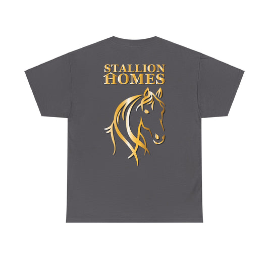 Stallion Homes Gold Back Only Heavy Cotton Tee