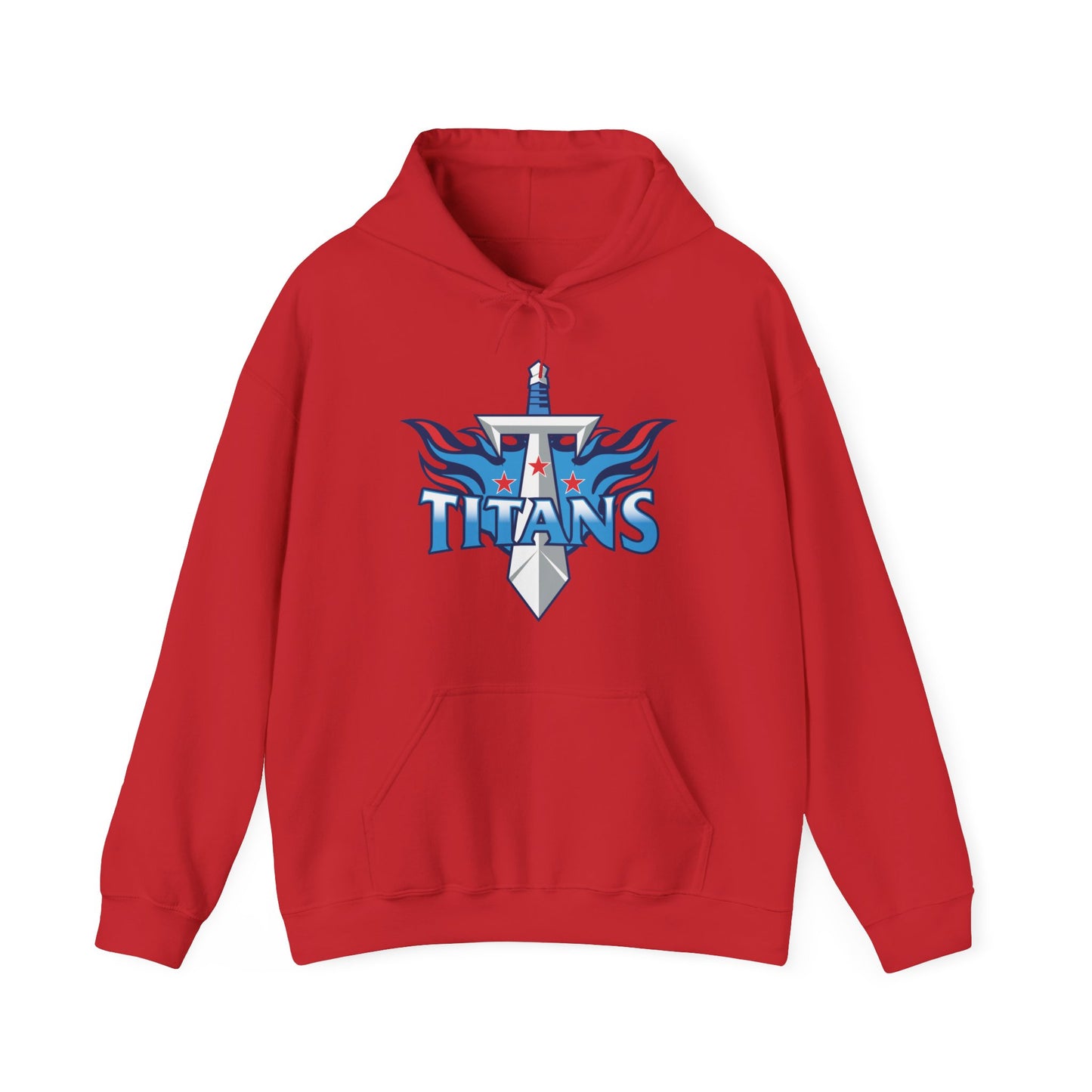 Soft sweatshirt with Titans logo and flames