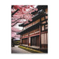 Japanese Blossom Lane Canvas Art