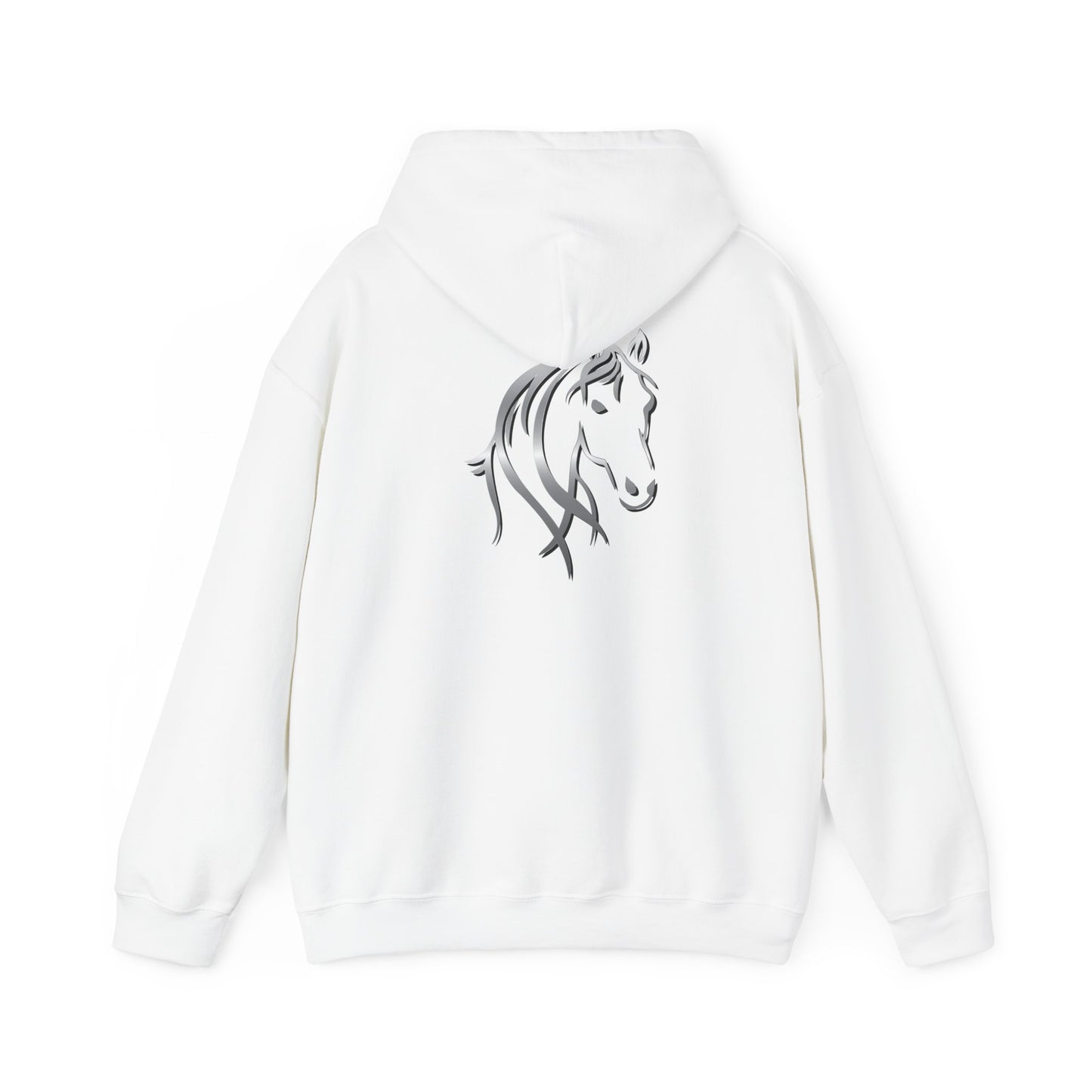 Stallion Homes Silver Unisex Heavy Blend™ Hooded Sweatshirt