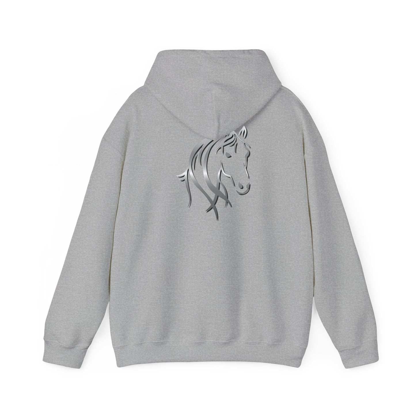 Stallion Homes Silver Unisex Heavy Blend™ Hooded Sweatshirt