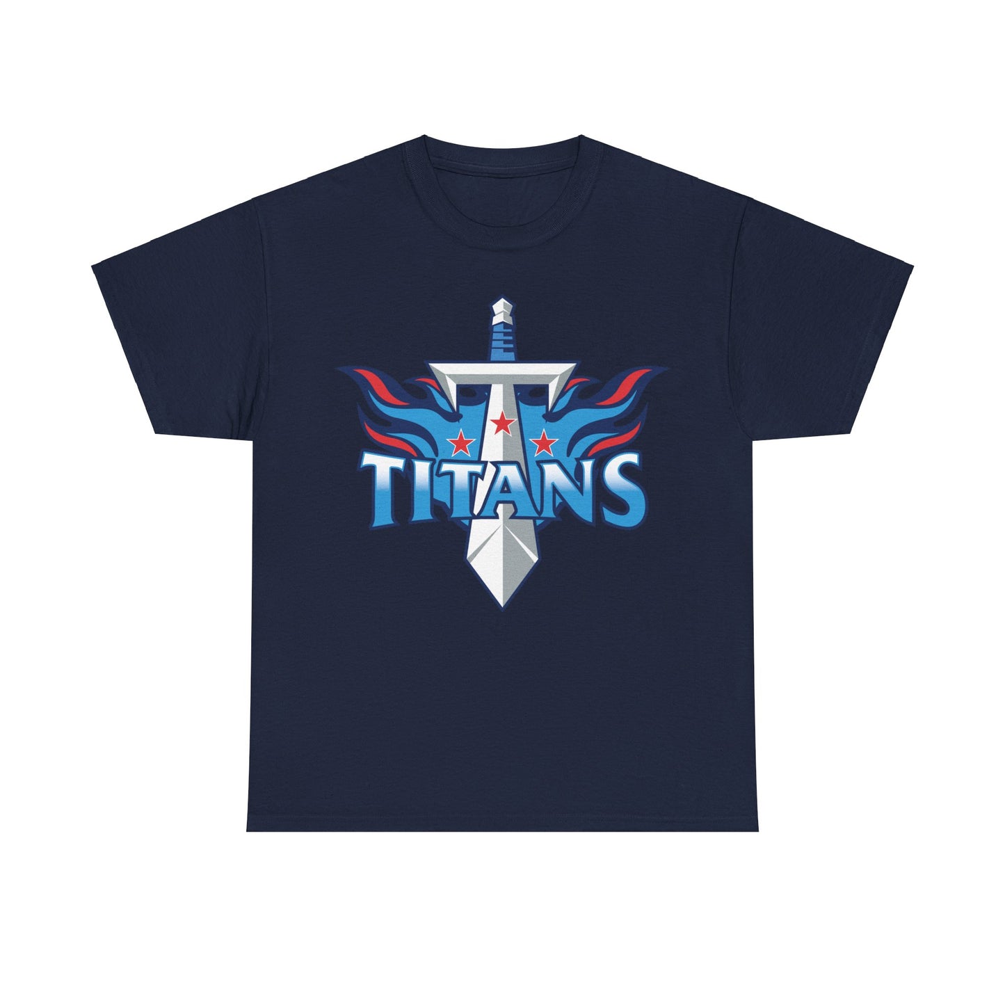 Game day Titans shirt with sword motif