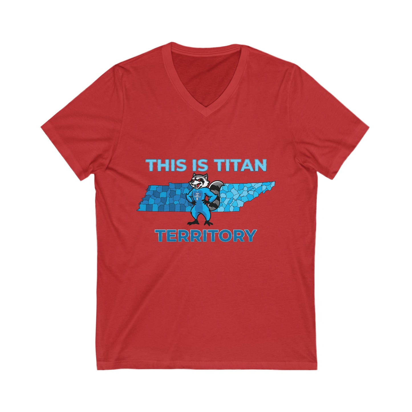 Unique Titans fan shirt with mascot