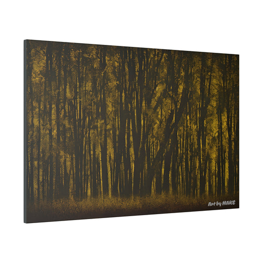 Vibrant forest foliage art print