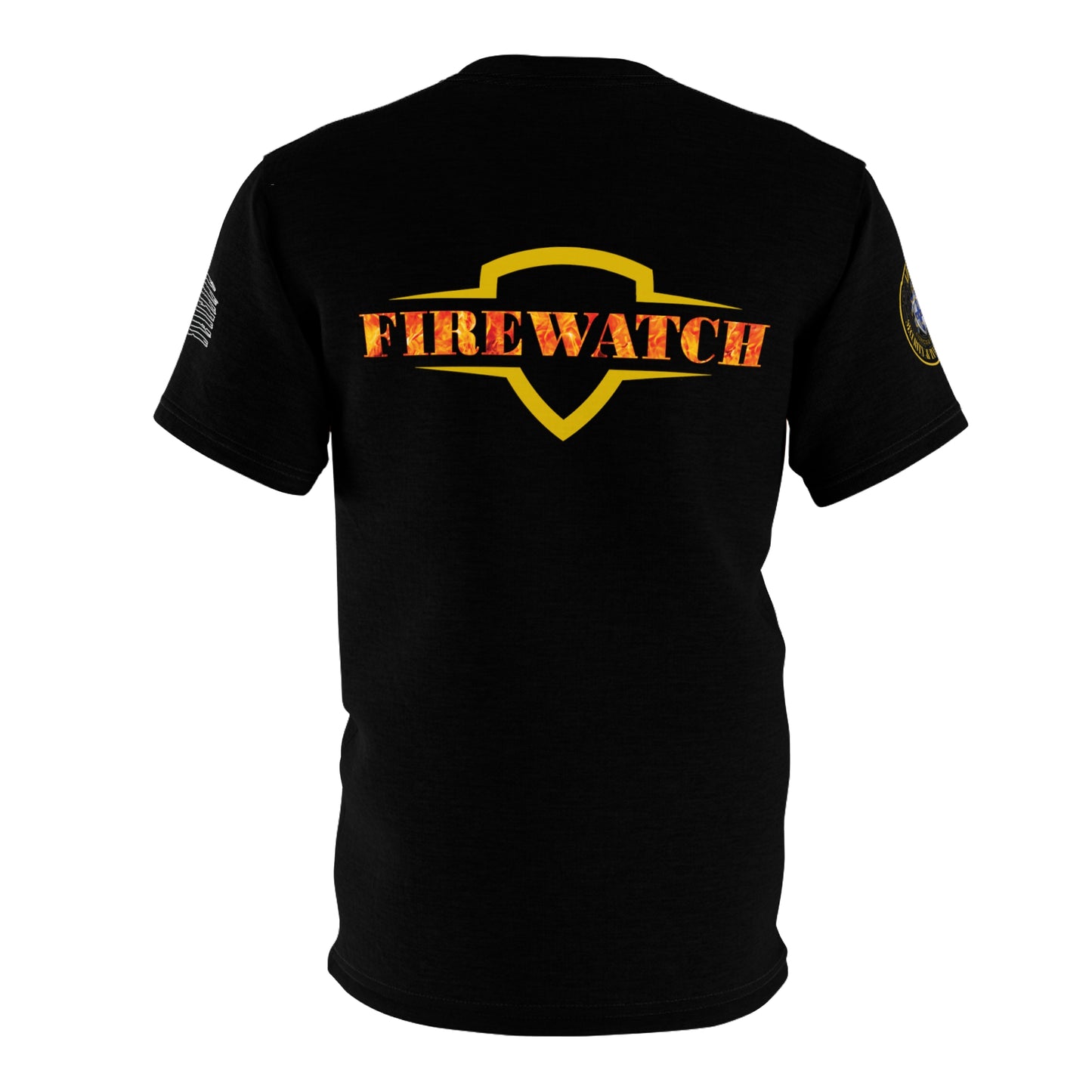 Adams S&I Firewatch Fun-Underarm Flames  Black Premium Shirt
