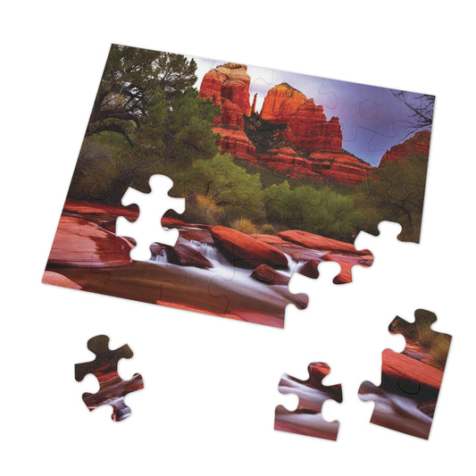 Red Rock jigsaw puzzle scene