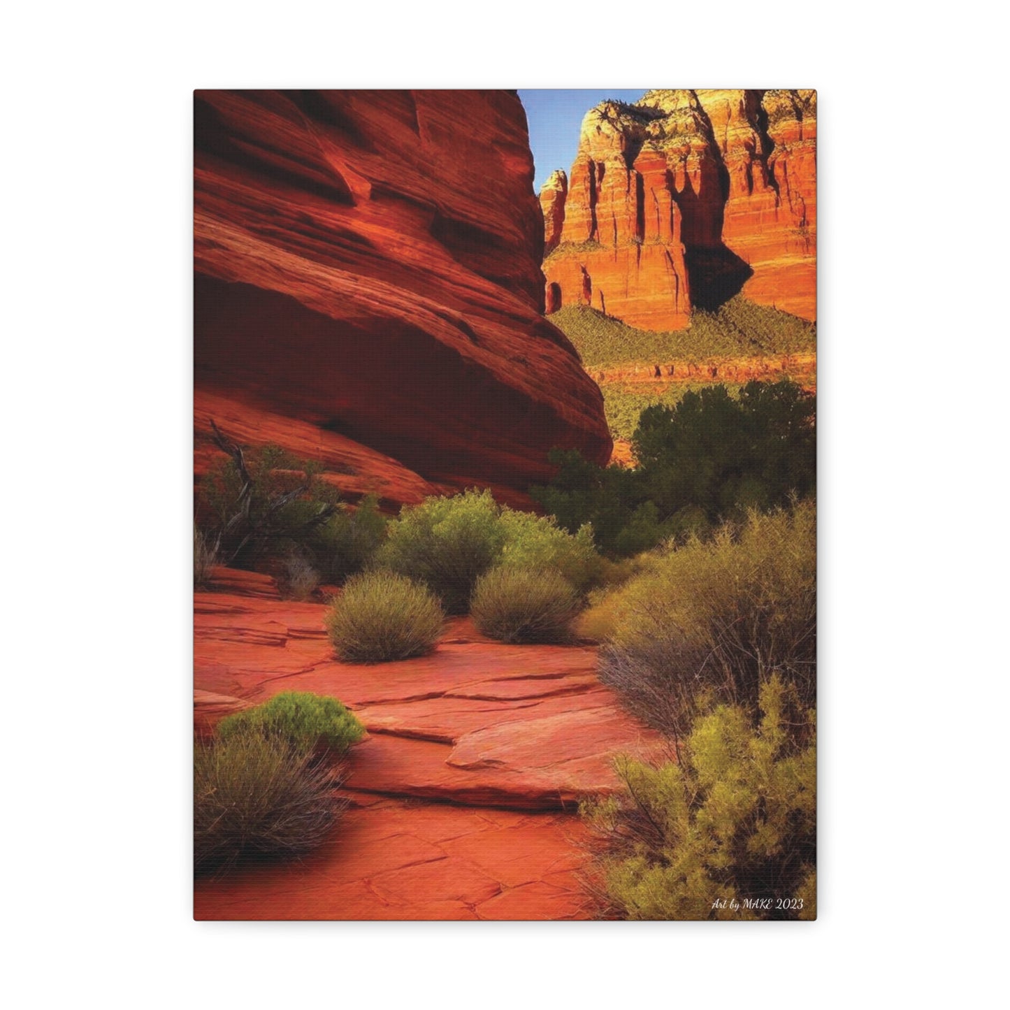 Art By MAKE 2023 Red Rock (Sedona Area) 4 Canvas Wraps