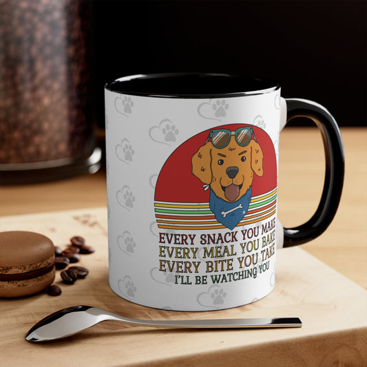 Watchful Pup Coffee Mug