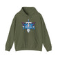 Fan hoodie with Titans sword emblem