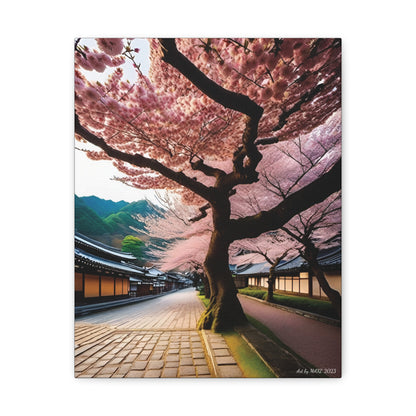 Blossom Street Canvas Art - Nature's Elegance