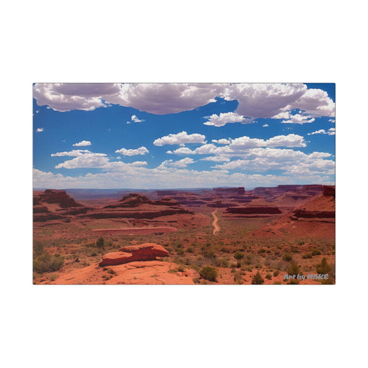 Desert landscape with towering rocks