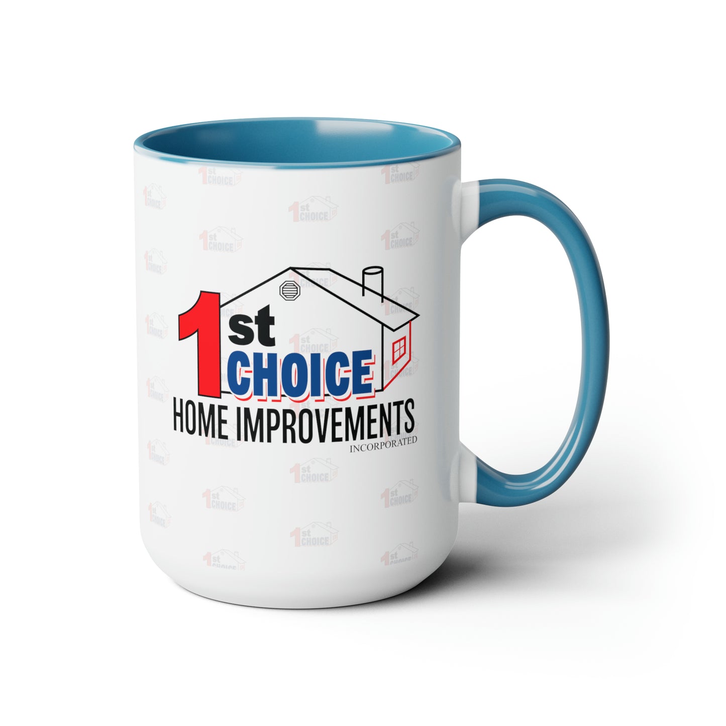 1st Choice Inc Two-Tone Coffee Mugs, 15oz