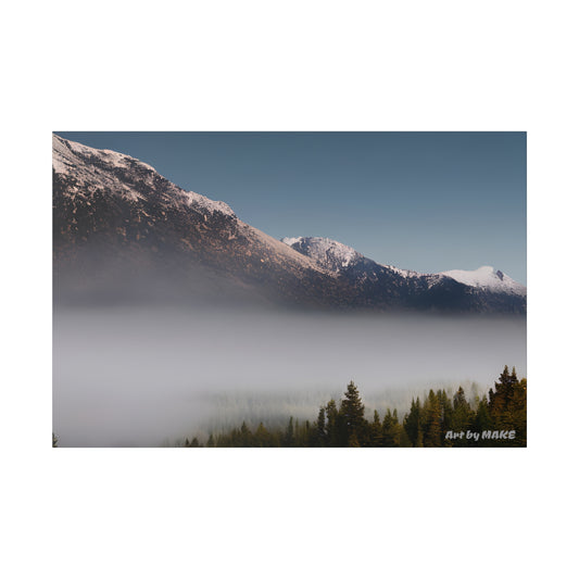 Misty Mountains Canvas Art