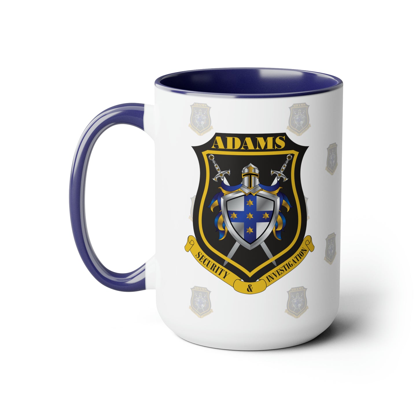 Adams S&I Two-Tone Coffee Mugs, 15oz
