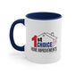 1st Choice Accented Coffee Mug, 11oz