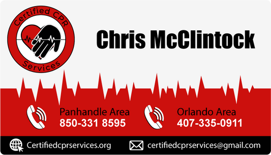 CPR Business Cards, Round Corners, 2" x 3.5"