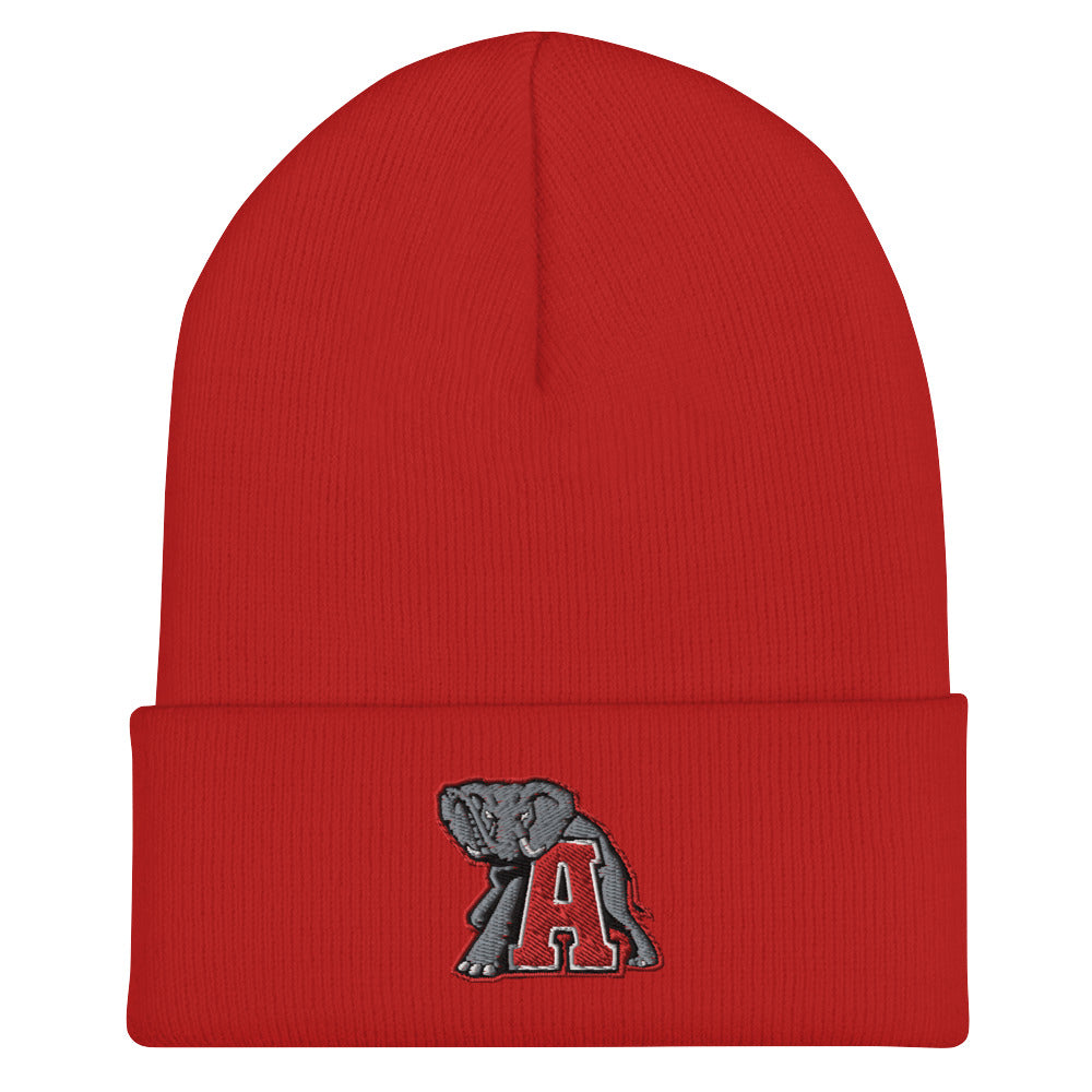 Show your team pride in warmth with our Alabama Crimson Tide Beanie. Crafted from 100% Turbo Acrylic, it's the ultimate blend of comfort and style for Crimson Tide fans. Stay cozy while cheering for your team!
