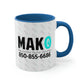 MAKO Coffee Mug, 11oz