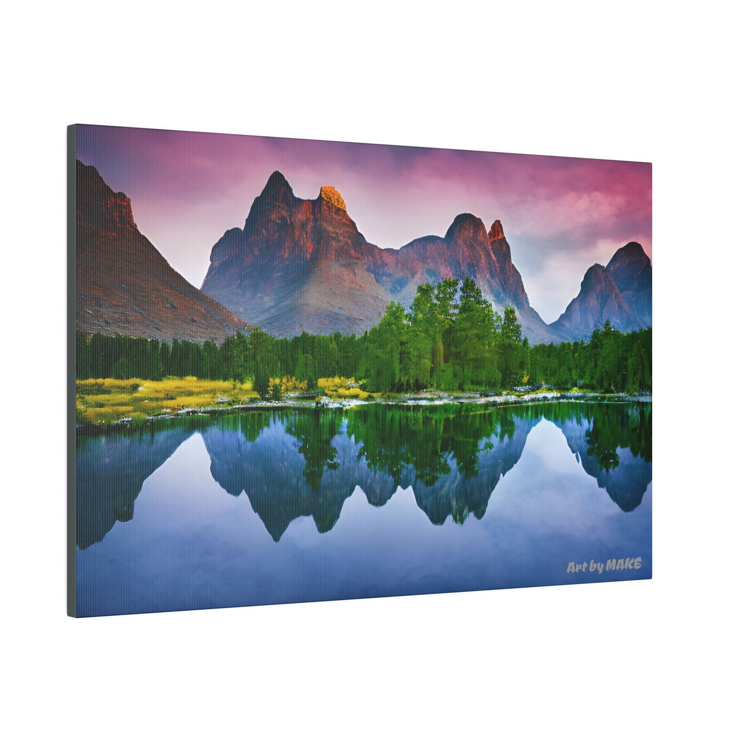 American Mountains 4 - 24"x16" Matte Canvas, Stretched, 0.75"