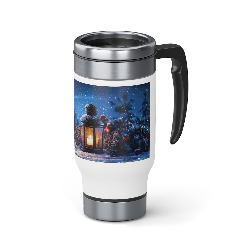 Wise men Star Stainless Steel Travel Mug with Handle, 14oz