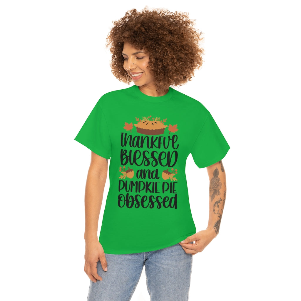 Thanksgiving Thankful, Blessed (44) Unisex Heavy Cotton Tee