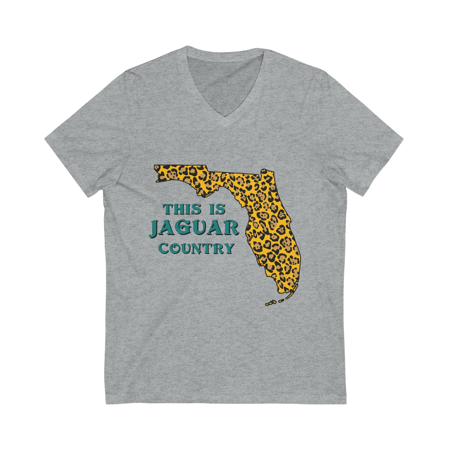 Jaguar Country Jersey Short Sleeve V-Neck Tee