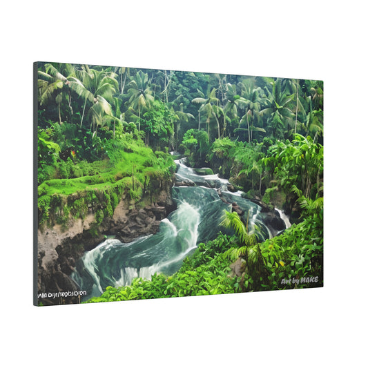 Bali Stream 1 - 24"x16" Matte Canvas, Stretched, 0.75"