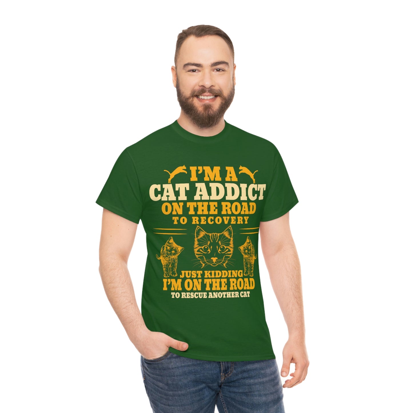 I'm a Cat Addict Cotton Tee