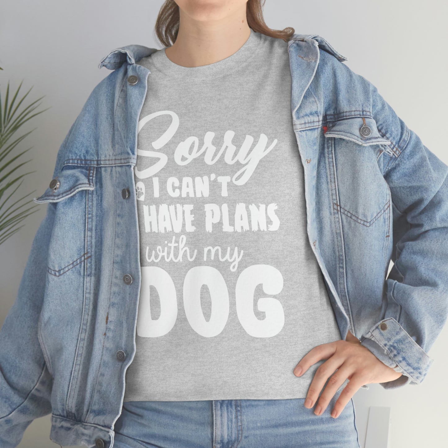 Sorry I Can't Cotton Tee