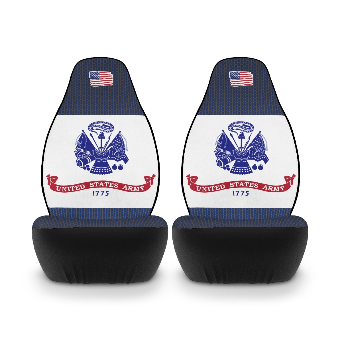 U.S. Army Dark Blue Polyester Car Seat Covers