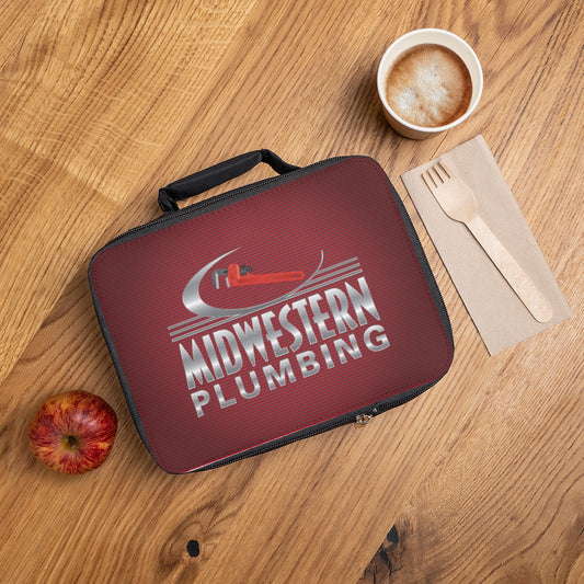 Midwestern Plumbing Red Lunch Bag