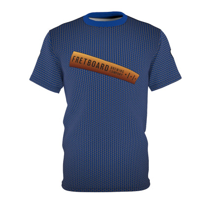 Camisa de trabajo premium azul Fretboard Brewery 
