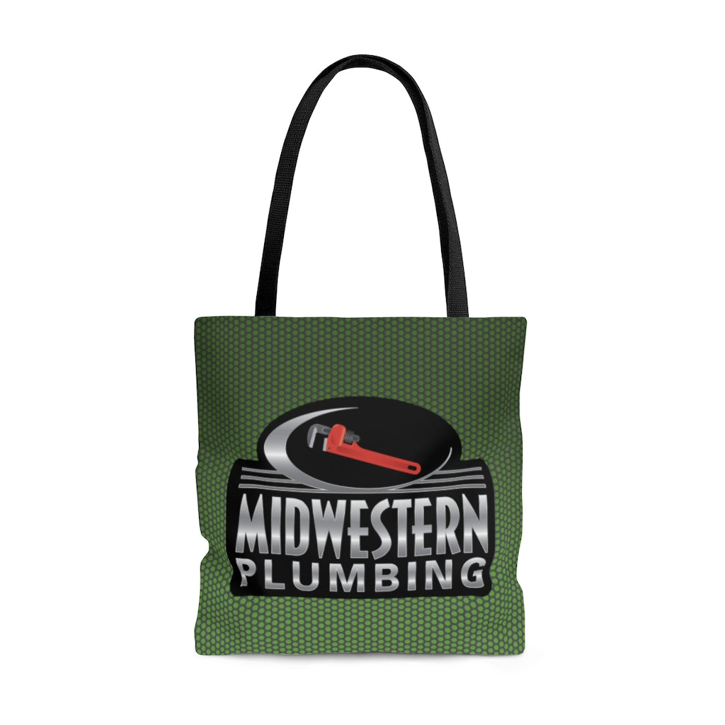 Midwestern Plumbing Green Tote Bag