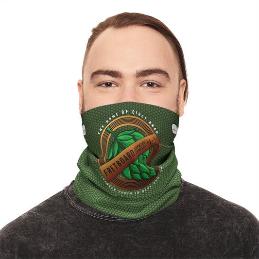 Fretboard Brewing Company Green Midweight Neck Gaiter
