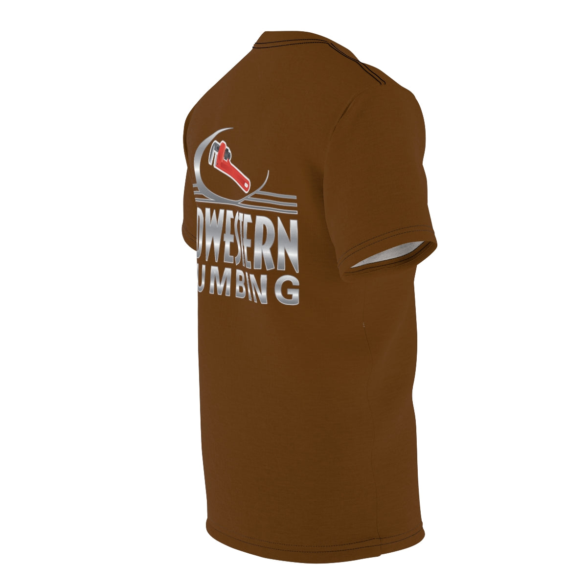 Camisa de trabajo premium marrón Midwestern Plumbing